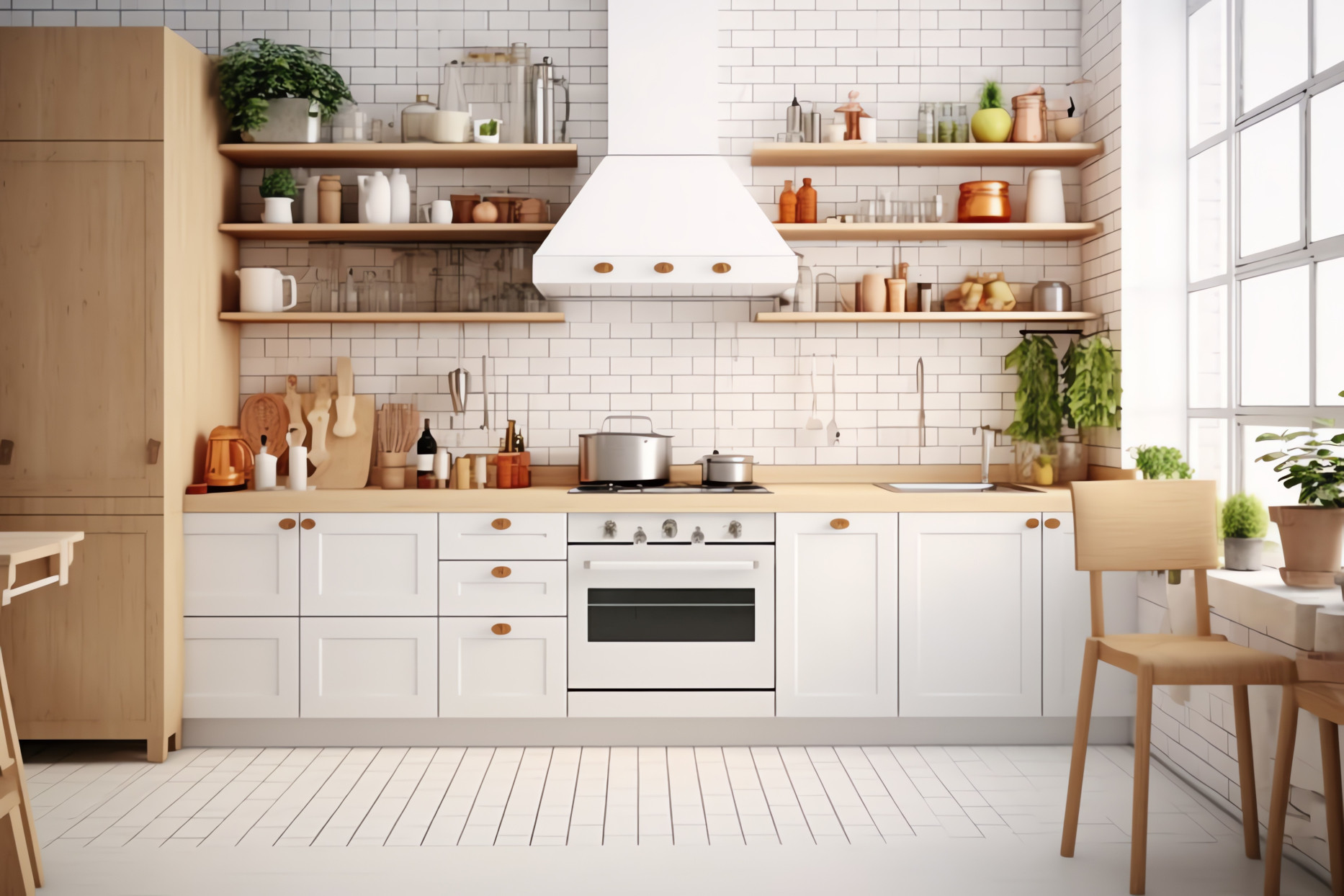 sleek kitchen design photo